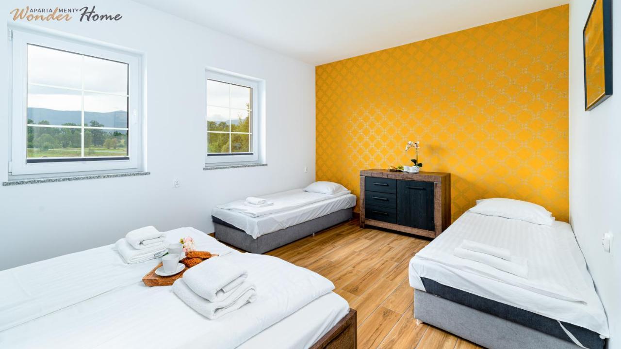 Wonder Home - Apartamenty Halo Karkonosze Z Ogrodem, Sezonowym Basenem, Placem Zabaw I Widokiem Na Sniezke - Zlokalizowane Blisko Karpacza Mysłakowice Exteriör bild
